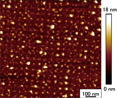 ナノダイヤをドットアレイ状に並べたもの