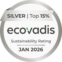 SILVER Top15パーセント ecovadis Sustainability Rating JAN 2026